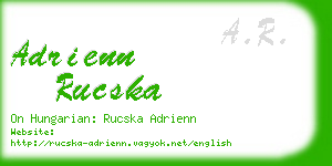 adrienn rucska business card